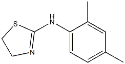 N-(2,4-dimethylphenyl)-4,5-dihydro-1,3-thiazol-2-amine 结构式