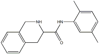 N-(2,5-dimethylphenyl)-1,2,3,4-tetrahydroisoquinoline-3-carboxamide 结构式