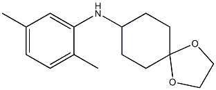 N-(2,5-dimethylphenyl)-1,4-dioxaspiro[4.5]decan-8-amine 结构式