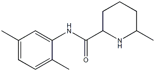 N-(2,5-dimethylphenyl)-6-methylpiperidine-2-carboxamide 结构式