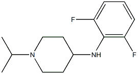 N-(2,6-difluorophenyl)-1-(propan-2-yl)piperidin-4-amine 结构式