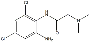 N-(2-amino-4,6-dichlorophenyl)-2-(dimethylamino)acetamide 结构式