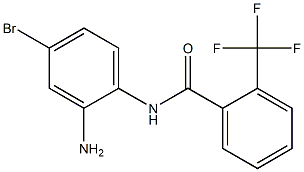 N-(2-amino-4-bromophenyl)-2-(trifluoromethyl)benzamide 结构式