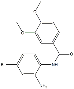 N-(2-amino-4-bromophenyl)-3,4-dimethoxybenzamide 结构式