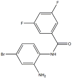 N-(2-amino-4-bromophenyl)-3,5-difluorobenzamide 结构式