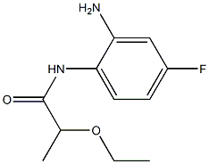 N-(2-amino-4-fluorophenyl)-2-ethoxypropanamide 结构式