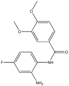 N-(2-amino-4-fluorophenyl)-3,4-dimethoxybenzamide 结构式