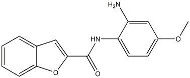 N-(2-amino-4-methoxyphenyl)-1-benzofuran-2-carboxamide 结构式