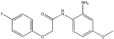 N-(2-amino-4-methoxyphenyl)-2-(4-fluorophenoxy)acetamide 结构式