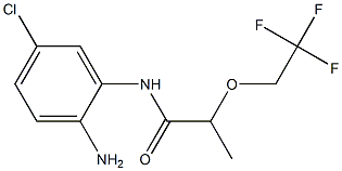 N-(2-amino-5-chlorophenyl)-2-(2,2,2-trifluoroethoxy)propanamide 结构式