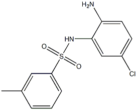 N-(2-amino-5-chlorophenyl)-3-methylbenzenesulfonamide 结构式