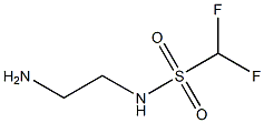 N-(2-aminoethyl)-1,1-difluoromethanesulfonamide 结构式