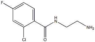 N-(2-aminoethyl)-2-chloro-4-fluorobenzamide 结构式