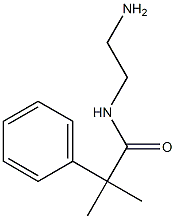 N-(2-aminoethyl)-2-methyl-2-phenylpropanamide 结构式