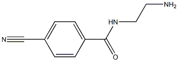 N-(2-aminoethyl)-4-cyanobenzamide 结构式
