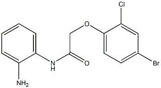 N-(2-aminophenyl)-2-(4-bromo-2-chlorophenoxy)acetamide 结构式