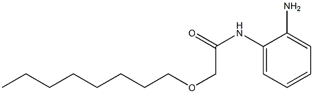 N-(2-aminophenyl)-2-(octyloxy)acetamide 结构式