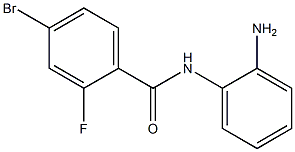 N-(2-aminophenyl)-4-bromo-2-fluorobenzamide 结构式