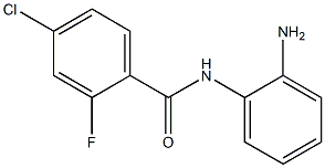 N-(2-aminophenyl)-4-chloro-2-fluorobenzamide 结构式