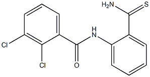 N-(2-carbamothioylphenyl)-2,3-dichlorobenzamide 结构式