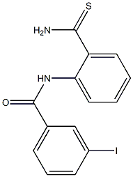 N-(2-carbamothioylphenyl)-3-iodobenzamide 结构式