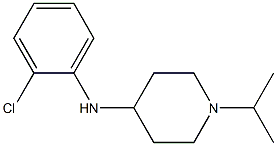 N-(2-chlorophenyl)-1-(propan-2-yl)piperidin-4-amine 结构式