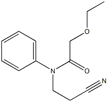 N-(2-cyanoethyl)-2-ethoxy-N-phenylacetamide 结构式