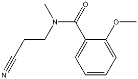 N-(2-cyanoethyl)-2-methoxy-N-methylbenzamide 结构式