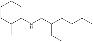 N-(2-ethylhexyl)-2-methylcyclohexan-1-amine 结构式