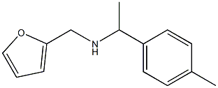 N-(2-furylmethyl)-N-[1-(4-methylphenyl)ethyl]amine 结构式