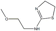 N-(2-methoxyethyl)-4,5-dihydro-1,3-thiazol-2-amine 结构式