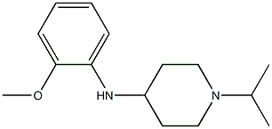 N-(2-methoxyphenyl)-1-(propan-2-yl)piperidin-4-amine 结构式