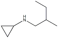 N-(2-methylbutyl)cyclopropanamine 结构式