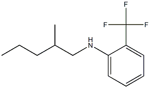 N-(2-methylpentyl)-2-(trifluoromethyl)aniline 结构式