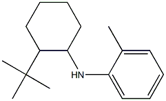 N-(2-tert-butylcyclohexyl)-2-methylaniline 结构式