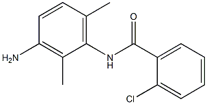 N-(3-amino-2,6-dimethylphenyl)-2-chlorobenzamide 结构式