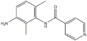 N-(3-amino-2,6-dimethylphenyl)isonicotinamide 结构式