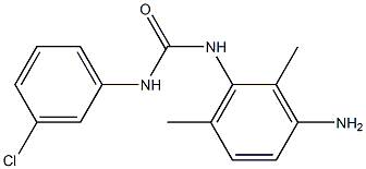 N-(3-amino-2,6-dimethylphenyl)-N'-(3-chlorophenyl)urea 结构式