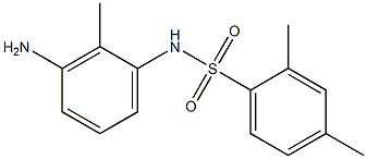 N-(3-amino-2-methylphenyl)-2,4-dimethylbenzene-1-sulfonamide 结构式