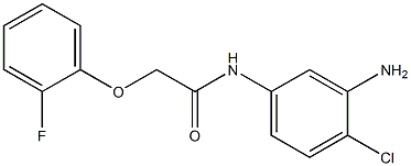 N-(3-amino-4-chlorophenyl)-2-(2-fluorophenoxy)acetamide 结构式