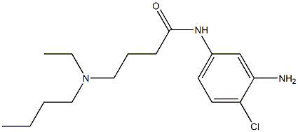 N-(3-amino-4-chlorophenyl)-4-[butyl(ethyl)amino]butanamide 结构式