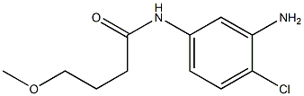 N-(3-amino-4-chlorophenyl)-4-methoxybutanamide 结构式