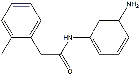 N-(3-aminophenyl)-2-(2-methylphenyl)acetamide 结构式