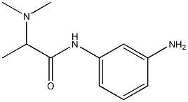 N-(3-aminophenyl)-2-(dimethylamino)propanamide 结构式