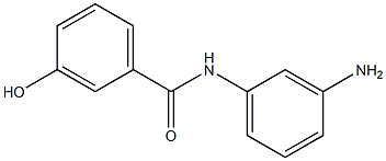 N-(3-aminophenyl)-3-hydroxybenzamide 结构式