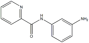 N-(3-aminophenyl)pyridine-2-carboxamide 结构式