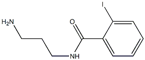 N-(3-aminopropyl)-2-iodobenzamide 结构式