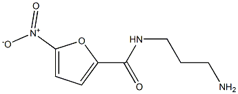 N-(3-aminopropyl)-5-nitro-2-furamide 结构式