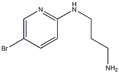 N-(3-aminopropyl)-N-(5-bromopyridin-2-yl)amine 结构式