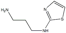 N-(3-aminopropyl)-N-1,3-thiazol-2-ylamine 结构式